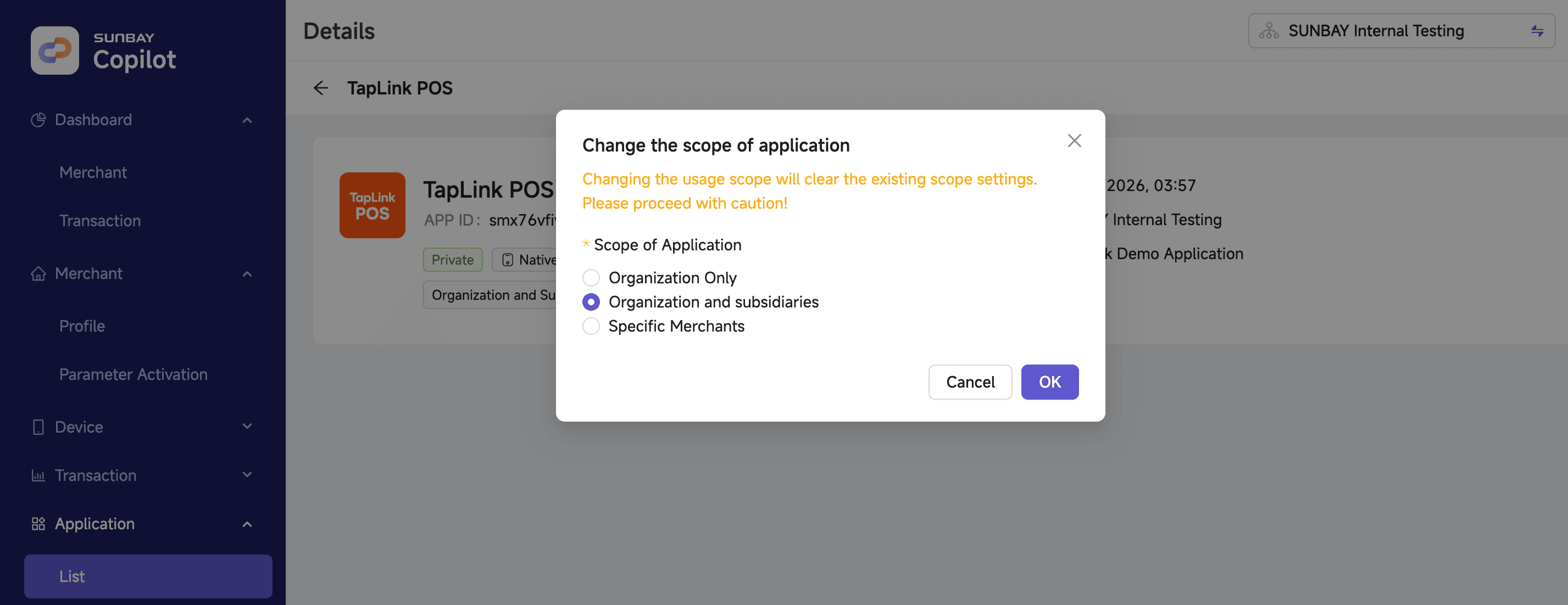 Set Permission Scope